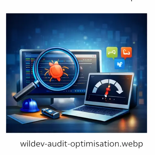 Audit technique et optimisation par WilDev : correction de bugs, amélioration des performances et sécurisation d'applications web