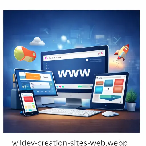 Création de site web professionnel par WilDev : site vitrine, e-commerce et plateforme métier responsive optimisée SEO