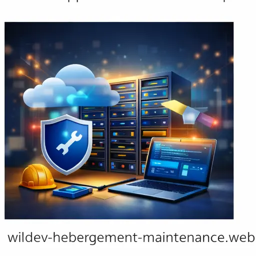Hébergement web et maintenance par WilDev : serveurs sécurisés, monitoring, mises à jour et support technique